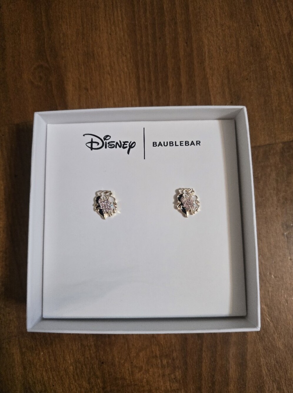 BaubleBar x Disney Rose Gold Ariel Stud Earrings